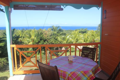 Bungalow - vue sur mer - Location de villas et bungalow - Oasis de Grande Anse à Deshaies en Guadeloupe