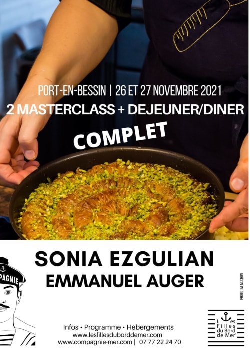 Masterclass culinaire aux Filles du Bord de Mer, Port-en-Bessin, novembre 2021