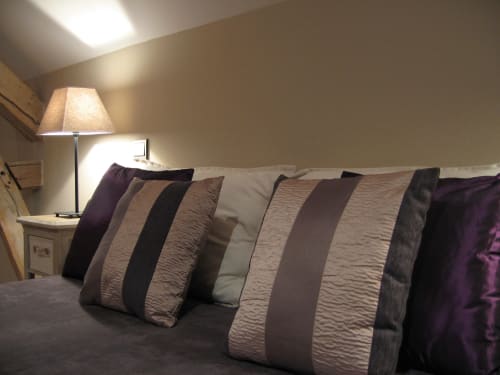 Chambre double, chambre d'hôtes, Domaine des Grattières, Hermonville. 