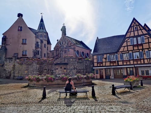 gite proche route des vins, gite proche Eguisheim, gite proche Thann, gite famille, gite Alsace aves Spa