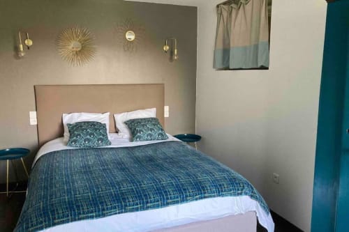Chambre double, le clos d'Azel, Flexbourg, gîte, piscine 