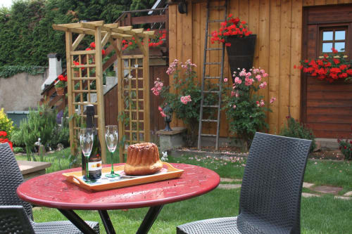 gite avec espace vert et terrasse couverte - Maison d'hôte de Charme - La Maison de Vacances - Nothalten

