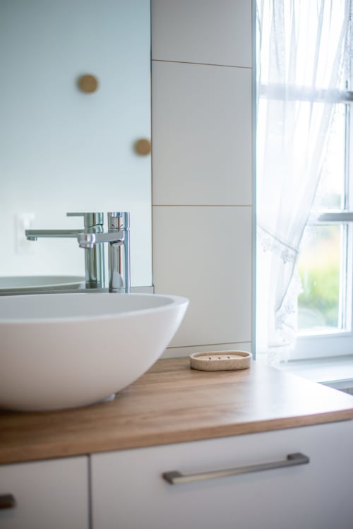salle de bain - gite moderne - Gîtes et chambres d'hôtes Maison Ungerer Hunspach - Alsace France