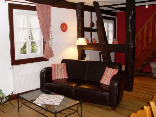salon - Gîtes et chambres d'hôtes Maison Ungerer Hunspach - Alsace France