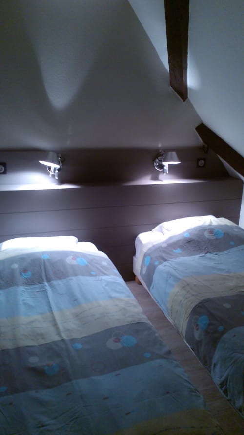 lit simple - Gîtes et chambres d'hôtes Maison Ungerer Hunspach - Alsace France