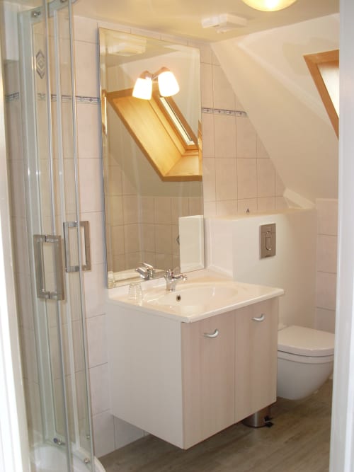 salle de bain - douche - Gîtes et chambres d'hôtes Maison Ungerer Hunspach - Alsace France