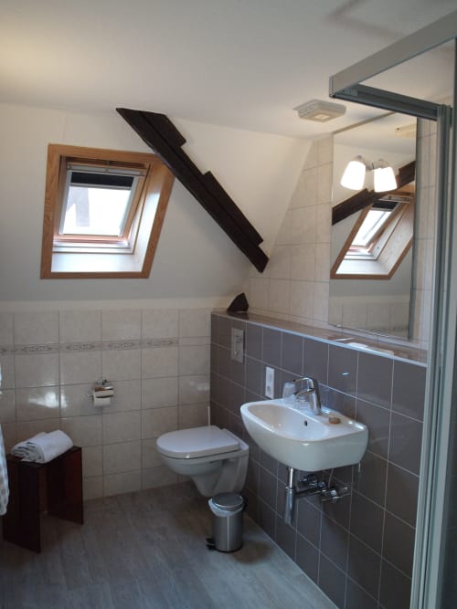 salle de bai - Gîtes et chambres d'hôtes Maison Ungerer Hunspach - Alsace France
