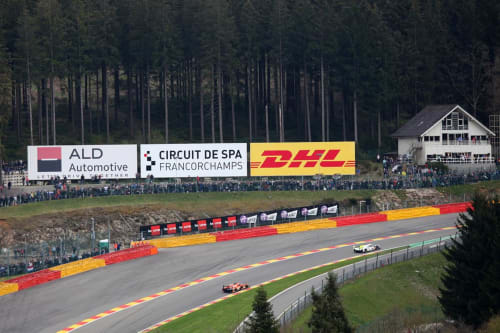 Circuit de Spa-Francorchamps, tourist activity near the Refuges du chalet, Belgium. 