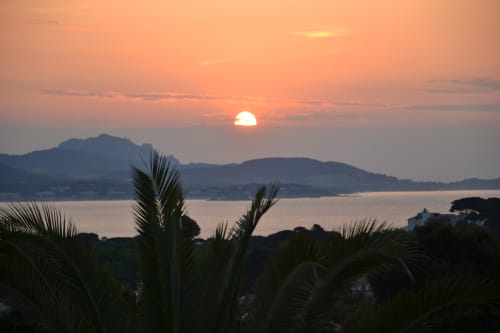 Couché de soleil - Location de vacances à Saint-Aygulf - Appartements - Villa Macoran - Côte d'Azur - Fréjus - Saint-raphaël