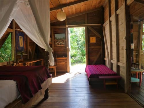 Chambre Bungalow 2 à 3 personnes - Guadeloupe - Esprit Caraibe gite écolodge