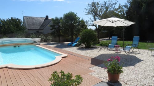 View on the swimmingpool