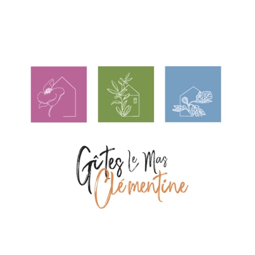 logo gites le mas clémentine  gite