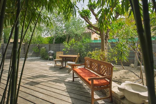 Grande terrasse privative  - Les Aromatiques - Appartement Villeneuve-lès-avignon - Location de vacances - Origan