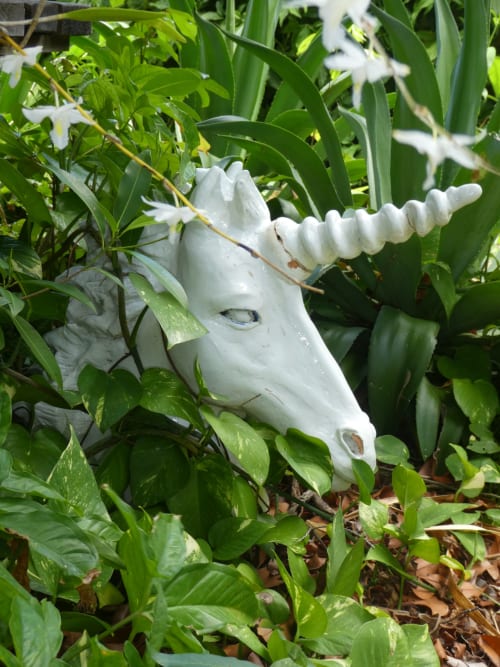 licorne au jardin|Esprit Caraibe