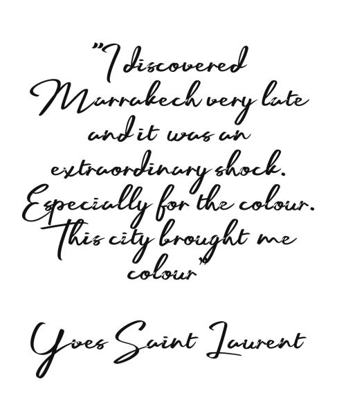 Yves Saint Laurent - Majorelle - Marrakech
