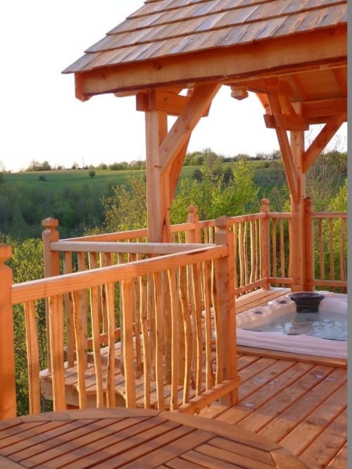 Cabane spa vue forêt - Sarlat | Les Insolites du Périgord