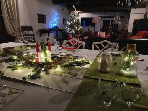 table-de-fête_domaine-de-millox.  Domaine de Millox. Chambres d'hôtes. Pays Basque. Landes.