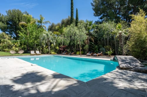 Piscine de la Bastide, arrivée côté Villa Manon