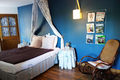 Chambre céleste - Chambre familiale - Les Picorettes - Vaux-en-Beaujolais - Clochemerle - 