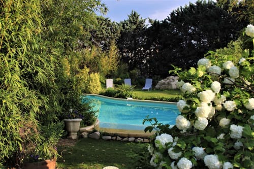 Photo du devant de la piscine - PACA - Gîtes le Pimayon