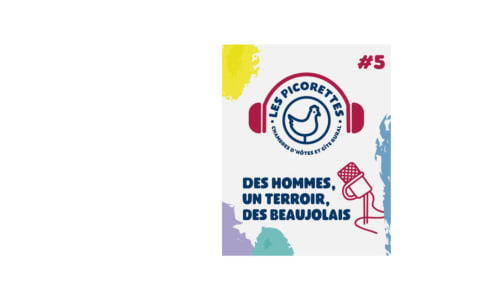 Des hommes, un terroir, des beaujolais - Podcast Les picorettes - Chambres d'hôtes et gîte - Vaux-en-Beaujolais - Clochemerle