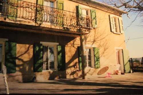 Photo historique du bâtiment principal - Gîtes le Pimayon -PACA