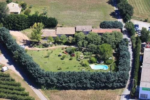 Photo aérienne - Gîtes le Pimayon