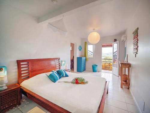 location maison vacances martinique pas cher chambre Tobago vue mer
