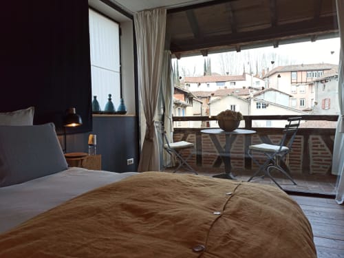 balkon - Bed and Breakfast Conquans Figeac - Le lot Frankrijk
