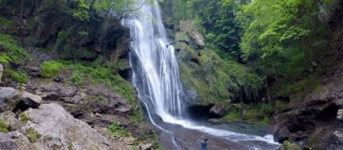 see the autoire waterfall - Bed and breakfast Conquans Figeac - The lot

