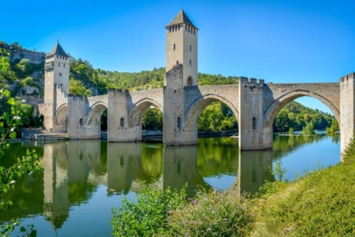 see the Valentré bridge in Cahors - Bed and breakfast Conquans Figeac - The lot

