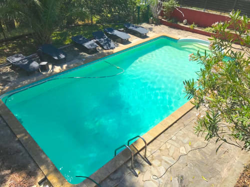Piscine chauffée - Gîte des Orgues de la Sybille - Ille-sur-têt - Pyrénées Orientales