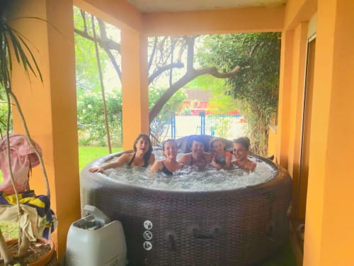 Jacuzzi - Maison de vacances Les Orgues de la Sybille - Ille-sur-têt - Pyrénées Orientales