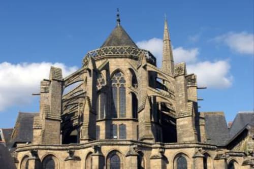 The church of Saint-Malo, renting Au fil de l'eau, stay rental Dinan, accommodation, Brittany, Au fil de l'eau.