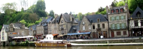 Panorama, Au fil de l'eau, stay rental Dinan, accommodation, Brittany.