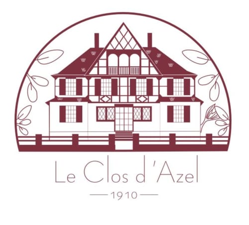 Logo, maison d'hôte de charme, Le clos d'Azel. 
