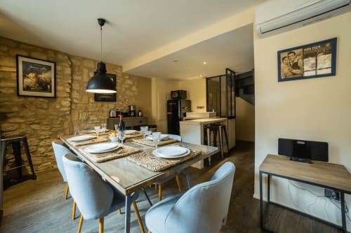 salle à manger et cuisine - Sarlat Appartements de la Boétie - Dordogne