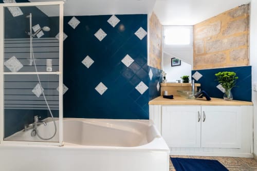 salle de bain baignoire - Sarlat Appartements de la Boétie - Dordogne