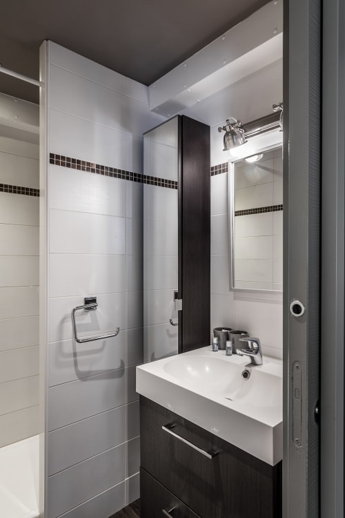 Badkamer Le 84 Sainte-Cath' lille gastenverblijf 84 rue Sainte-Catherine Lille