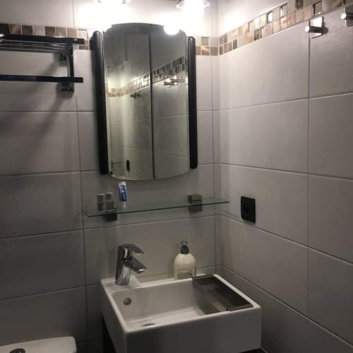 Badkamer Le 84 Sainte-Cath' lille gastenverblijf 84 rue Sainte-Catherine Lille