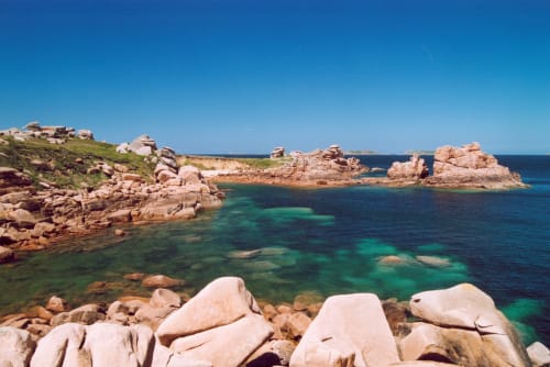 Côte du granit rose, Bretagne. 