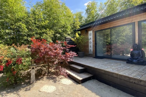 Jardin et Spa - Gîte indépendant - Location insolite - Centre val-de-loire - Loiret - Orléans - La lauthière