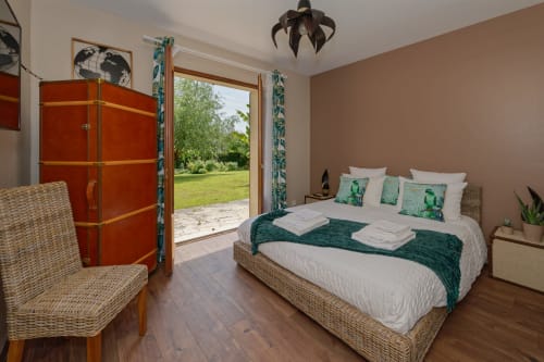 Chambre Horizons lointains - Le Clos Magedon - vue jardin - Ile de France