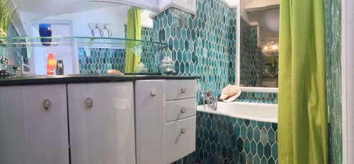 Les Remparts Antibes - Location saisonnière de vacances - Côte d'Azur - Duplex - salle de bain