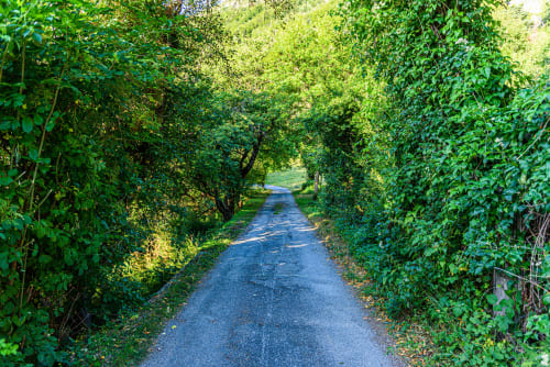 Route d'accès à notre maison d'hôtes