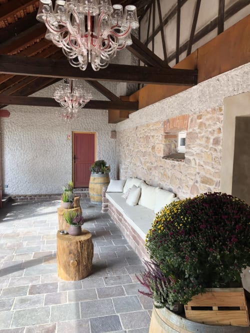 Lounge Ecke im Herbst