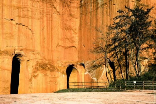 logement vacances alpes de haute provence les mines de Bruoux Gargas
