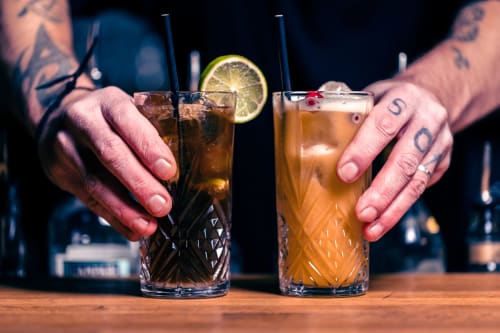 Préparation des cocktails Ô Speak Easy