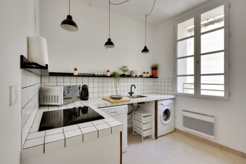 Cuisine équipée - Les appartements de l'Alcazar - Marseille - Logement de vacances