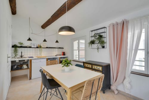 Salle à manger et cuisine - Hébergement de vacances - Les appartements de l'Alcazar - Marseille